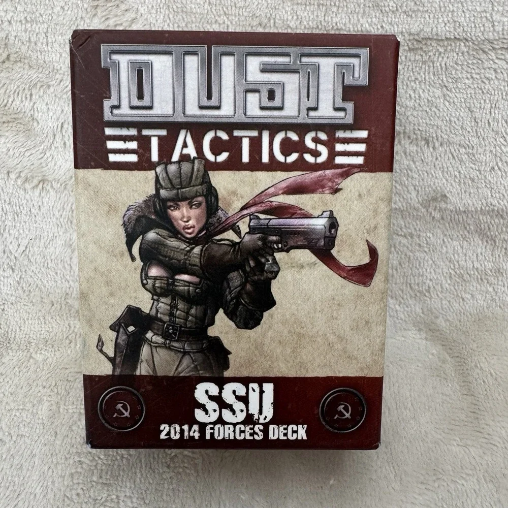 Dust Tactics SSU 2014 Forces Deck Card Set Battlefront Dust Studio Complete